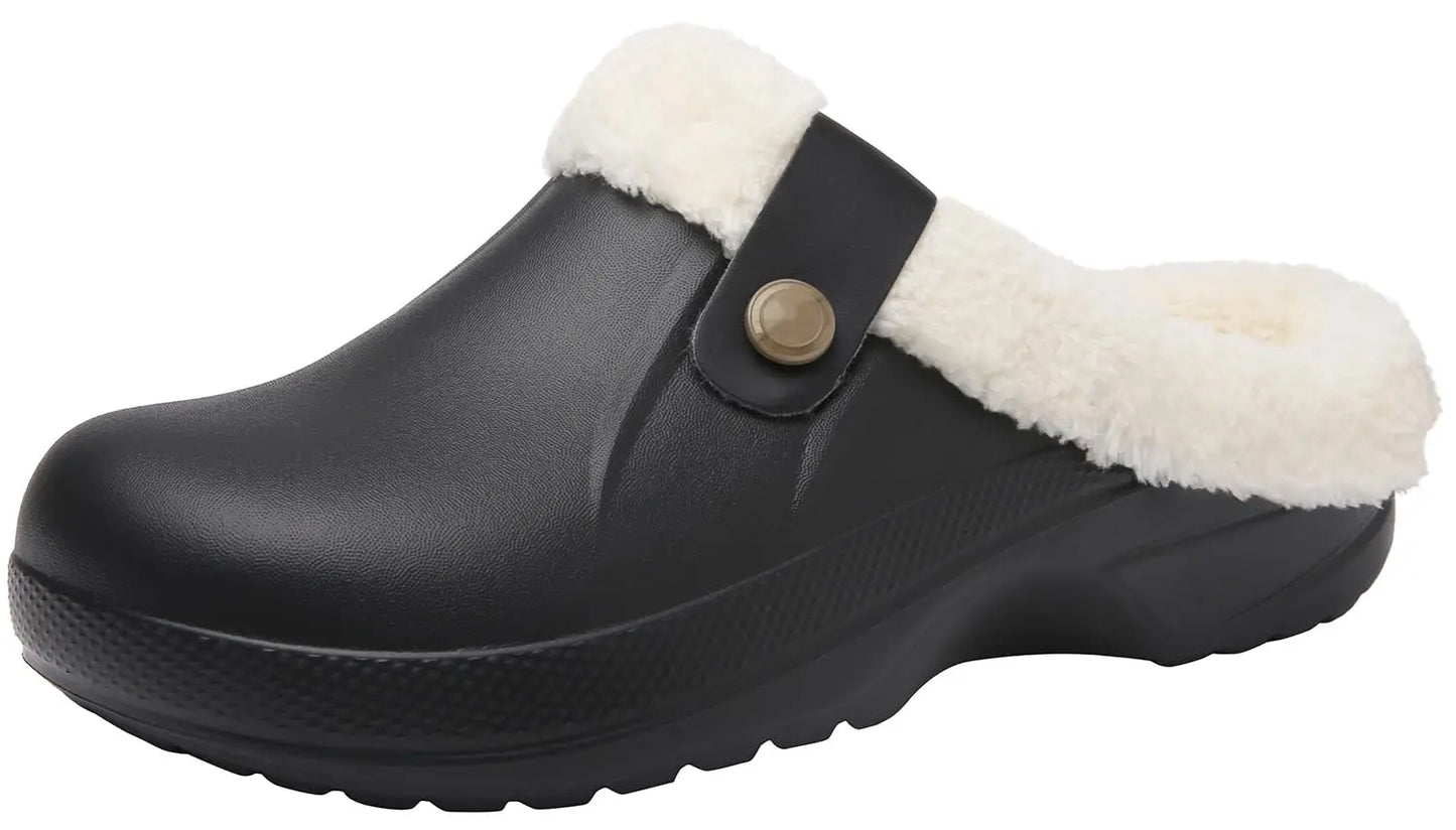 Asgard™ Women’s Waterproof Fur Slippers – Warm & Non-Slip
