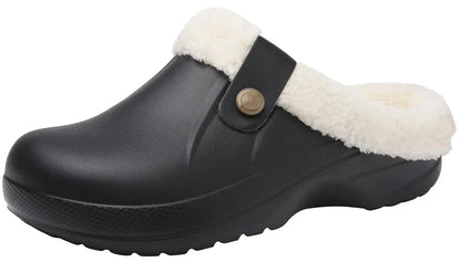 Asgard™ Women’s Waterproof Fur Slippers – Warm & Non-Slip
