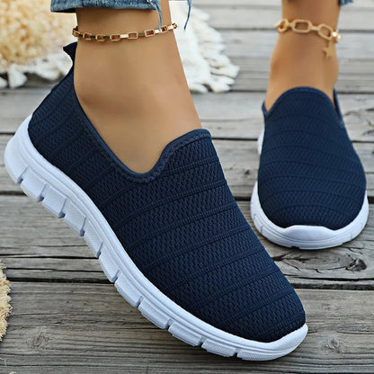 AirFlex Slip-On Sneakers – Women’s Lightweight Mesh Comfort Shoes | Breathable Casual Footwear for Everyday Wear