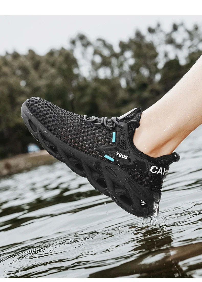 Men’s Mesh Sneakers – Breathable Casual Running Shoes, Lightweight & Stylish