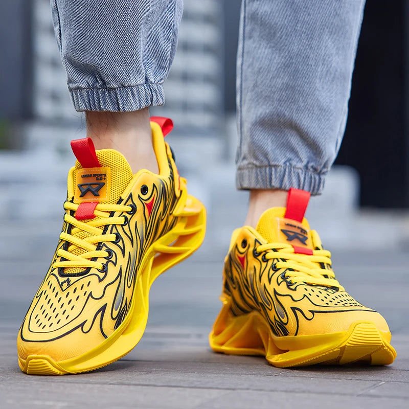 Men’s Breathable Mesh Sneakers – Casual Summer Trainers & Running Shoes