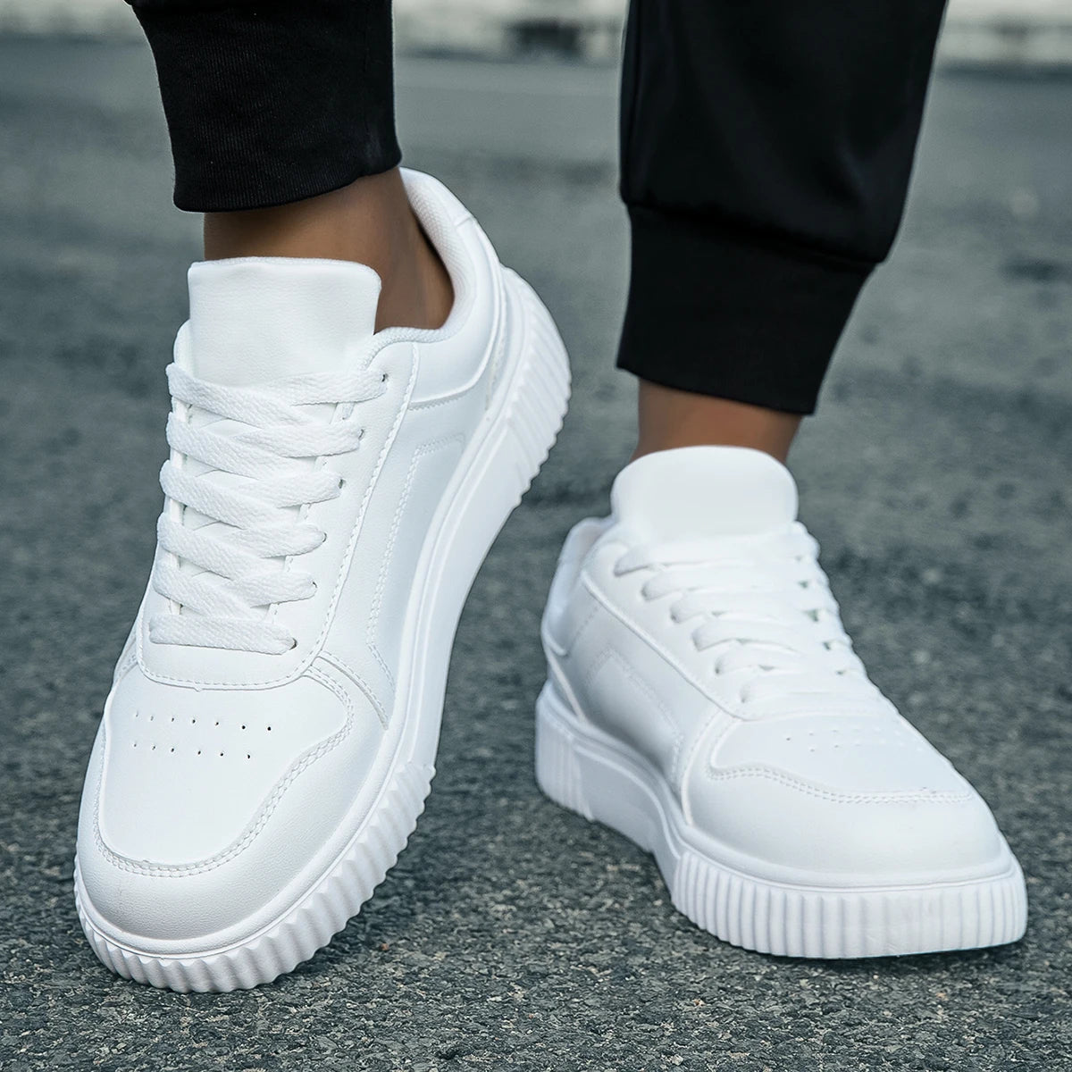 Loom & Soul YRZL Unisex Lightweight Sneakers – Non-Slip Thick Sole Comfort