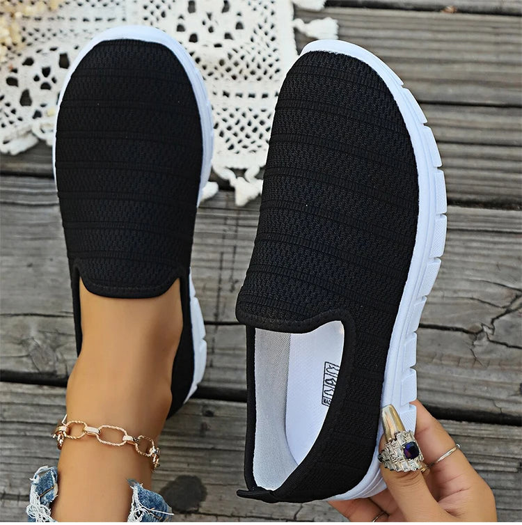 AirFlex Slip-On Sneakers – Women’s Lightweight Mesh Comfort Shoes | Breathable Casual Footwear for Everyday Wear
