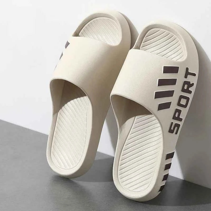 Men’s Thick Sole Slides – Non-Slip Summer Comfort Style