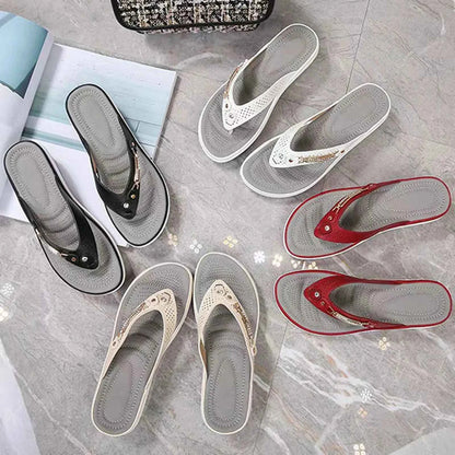 Open Toe Summer Slides – Non-Slip Casual Beach Sandals