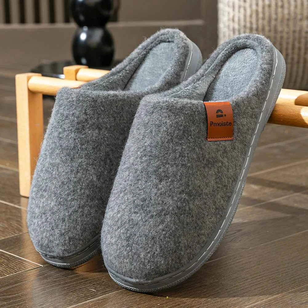 Men’s Memory Foam Slippers – Warm Cushioned Indoor Comfort