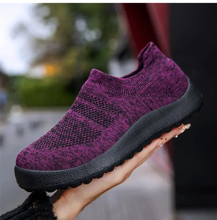 ZJEGA™ 2024 Women’s Breathable Slip-On Running Sneakers – Lightweight Sock Fit Sports Shoes