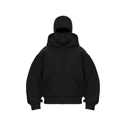 Men’s Autumn Winter Zipper Hoodie – Warm Casual Streetwear Jacket