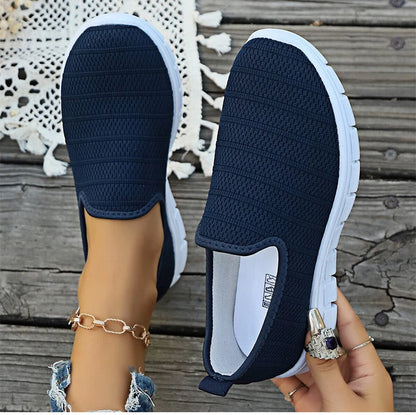AirFlex Slip-On Sneakers – Women’s Lightweight Mesh Comfort Shoes | Breathable Casual Footwear for Everyday Wear
