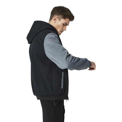 Loom & Soul Men’s Bleach Anime Fleece Hoodie – Warm Zip-Up Winter Street Jacket