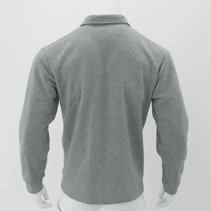 Loom & Soul Men’s Winter Fleece Lapel Jacket – Slim Fit Single-Breasted Coat