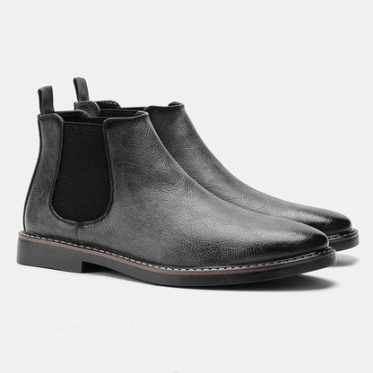 Loom & Soul Men’s Retro Chelsea Boots – Classic Slip-On British Style Boots