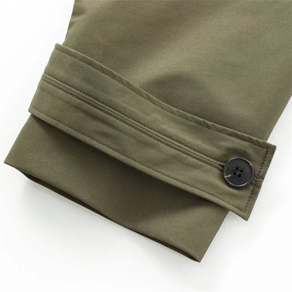 EleganceEase™ Hooded Lapel Jacket – Timeless Autumn Style, Effortless Confidence