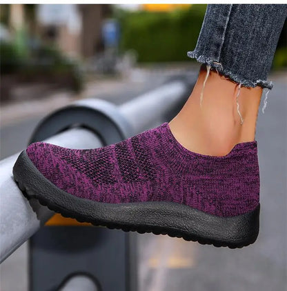 ZJEGA™ 2024 Women’s Breathable Slip-On Running Sneakers – Lightweight Sock Fit Sports Shoes