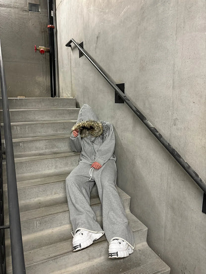 European American Oversized Casual Streetwear