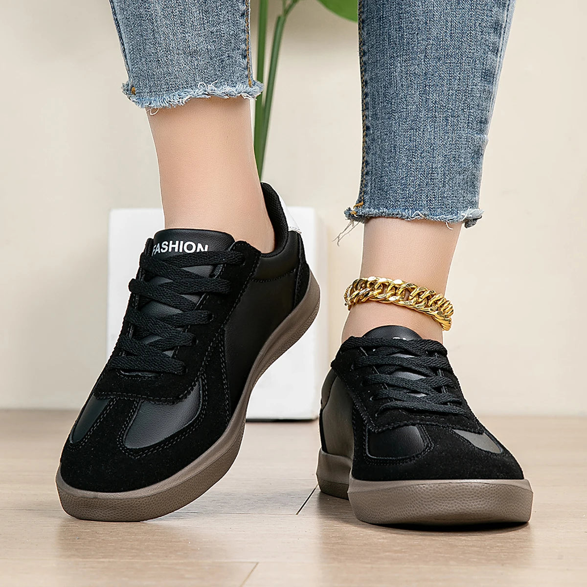 Loom & Soul YRZL Women’s Lightweight Sneakers – Breathable Non-Slip Shoes