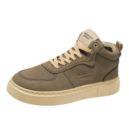 Loom & Soul Men’s Mid-Top Skate Sneakers – 2025 Breathable Casual Shoes