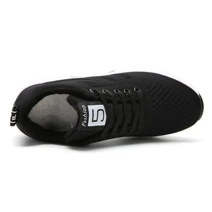 Loom & Soul Women’s Platform Sports Shoes – Breathable Height-Increase Sneakers