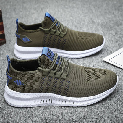 Men’s Flyknit Sneakers – Lightweight Breathable Casual Walking Shoes