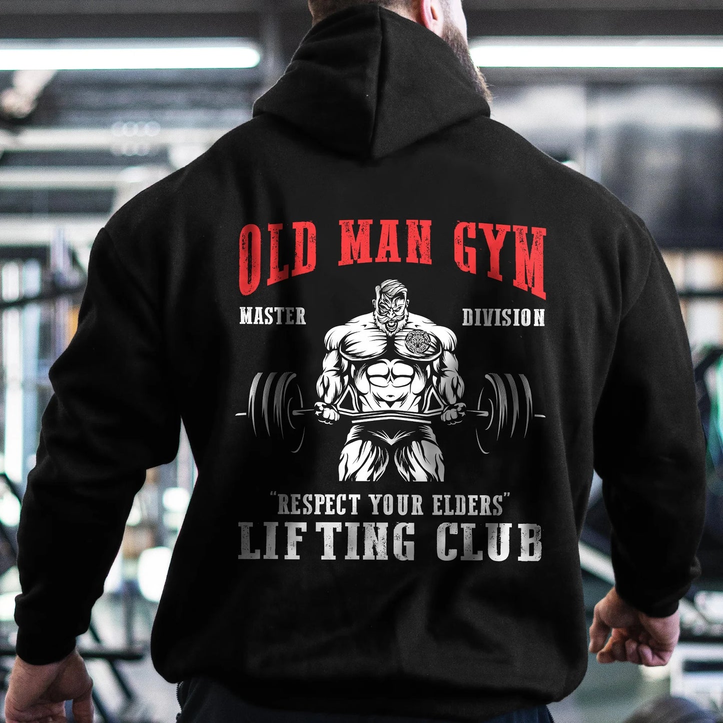 “This Is My Therapy” Hoodie for Men – Autumn Winter Fitness Sweatshirt