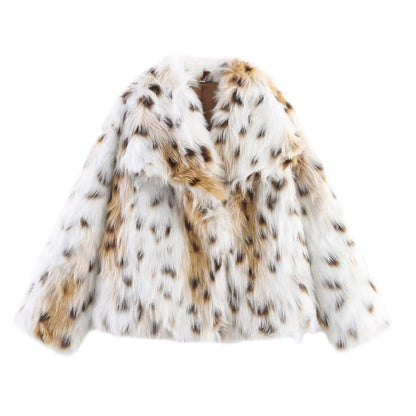 HH LuxeFur™ Faux Fur Lapel Jacket – Elegant Warmth for Autumn & Winter 2025