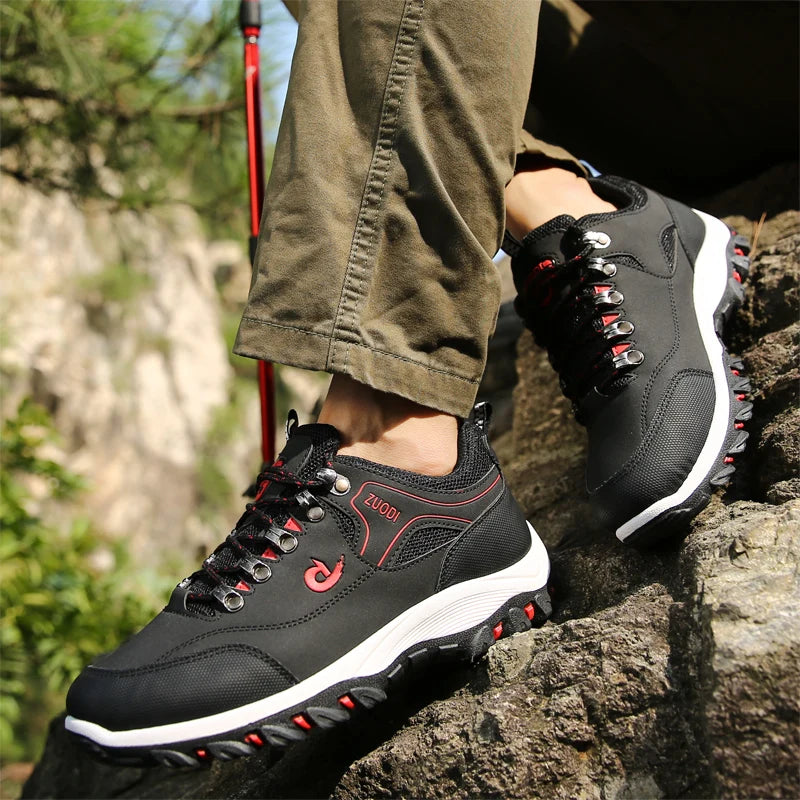 Men’s Lightweight Sports Shoes – Microfiber Sneakers for Running & Walking
