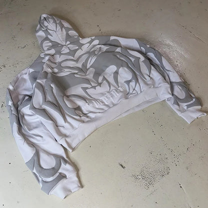 Lipswag Geometric Zip Hoodie – Men’s Y2K Streetwear Casual Hooded Sweatshirt