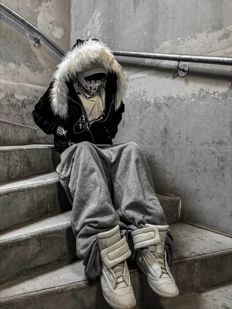 European American Oversized Casual Streetwear