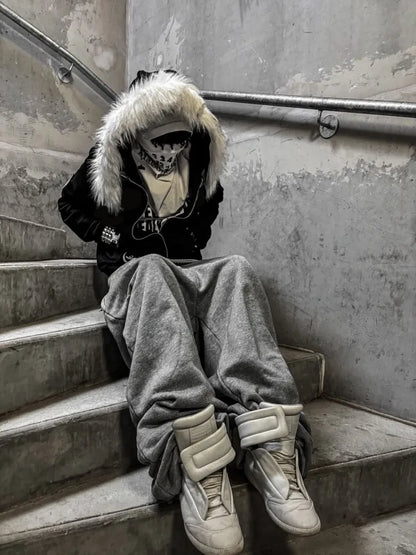 European American Oversized Casual Streetwear