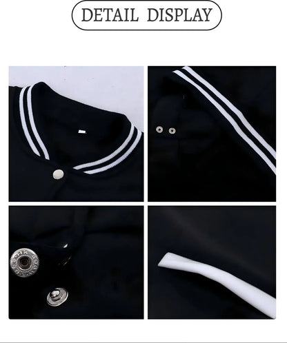 Loom & Soul “New York 1985” Women’s Baseball Jacket – Hip Hop Streetwear Coat