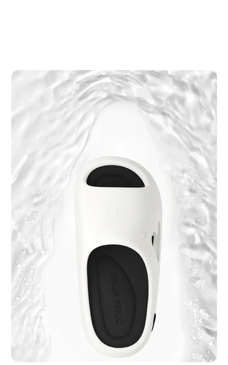 Women’s Love Heart Cloud Slippers – Non-Slip EVA Platform Sandals Indoor/Outdoor