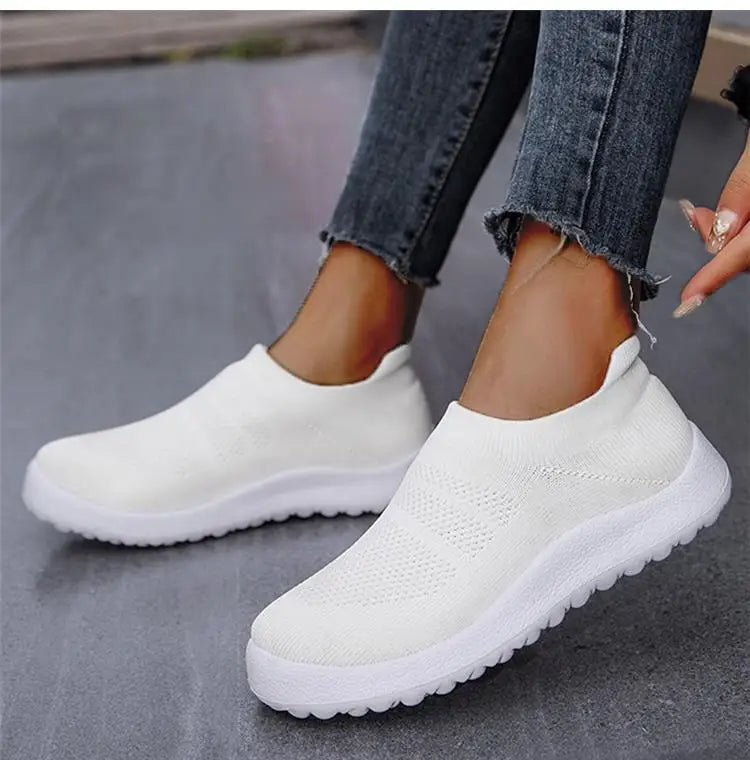 ZJEGA™ 2024 Women’s Breathable Slip-On Running Sneakers – Lightweight Sock Fit Sports Shoes