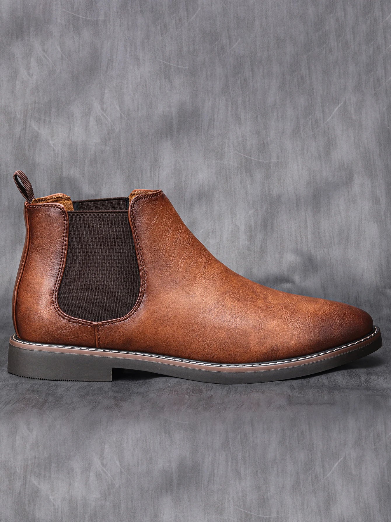 Loom & Soul Men’s Retro Chelsea Boots – Classic Slip-On British Style Boots