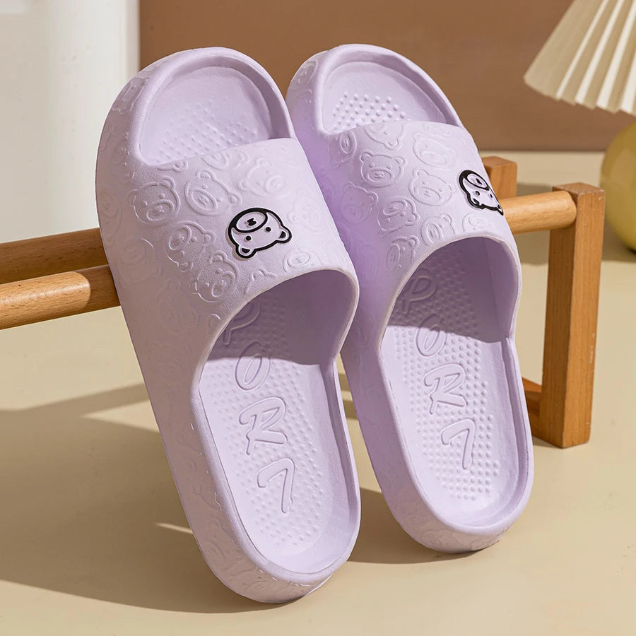 Little Bear™ EVA Slides – Men’s Indoor Non-Slip Platform Slippers