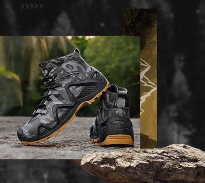 Men’s Oxford Hiking Shoes – Waterproof Canvas Sport Boots, Non-Slip Size 39–46