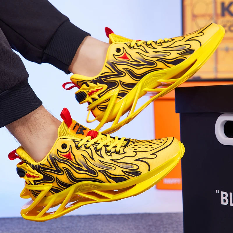 Men’s Breathable Mesh Sneakers – Casual Summer Trainers & Running Shoes