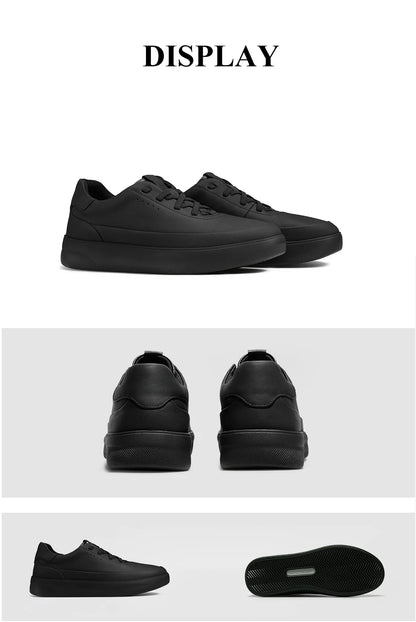 Desai™ DS3097 Men’s Leather Casual Shoes – Lightweight Breathable Soft Sole Sneakers