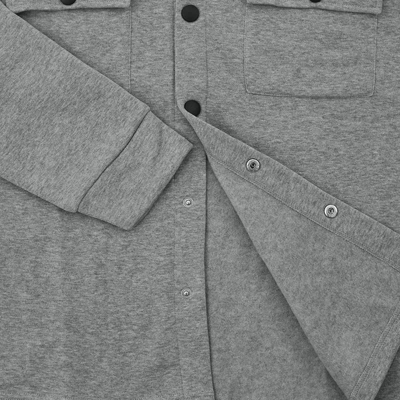 Loom & Soul Men’s Winter Fleece Lapel Jacket – Slim Fit Single-Breasted Coat