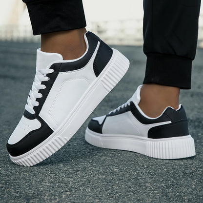 Loom & Soul YRZL Unisex Lightweight Sneakers – Non-Slip Thick Sole Comfort