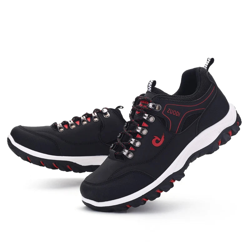 Men’s Lightweight Sports Shoes – Microfiber Sneakers for Running & Walking