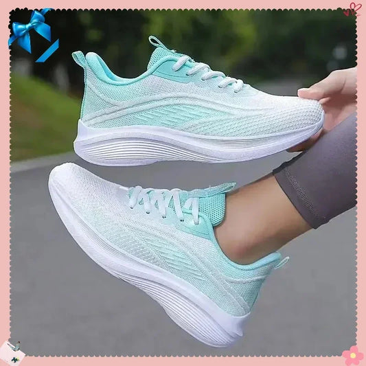 2025 Women’s Casual Mesh Flats – Anti-Slip Breathable Summer Walking Shoes