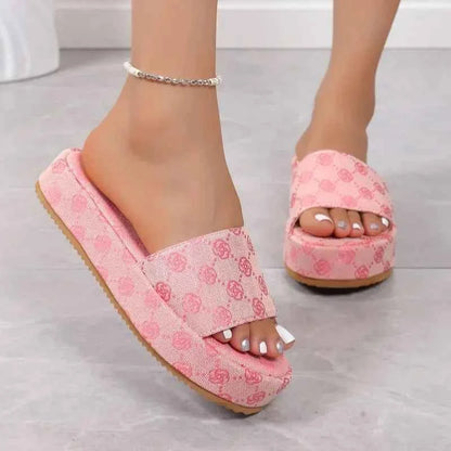 Floral Platform Sandals – Elevated Summer Statement Style