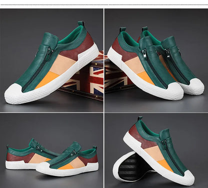 VARELLO™ Men’s Premium Leather Moccasins – High-Quality Casual Driving Shoes | Wear-Resistant, Breathable, Plus-Size Comfort Loafers