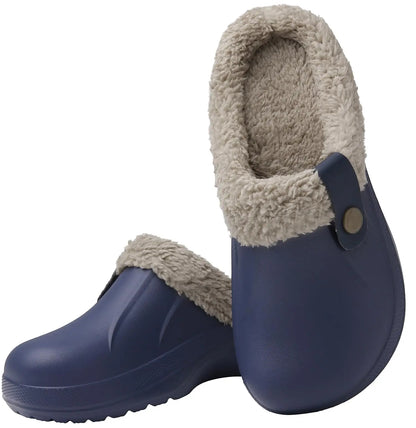 Asgard™ Women’s Waterproof Fur Slippers – Warm & Non-Slip