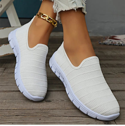 AirFlex Slip-On Sneakers – Women’s Lightweight Mesh Comfort Shoes | Breathable Casual Footwear for Everyday Wear