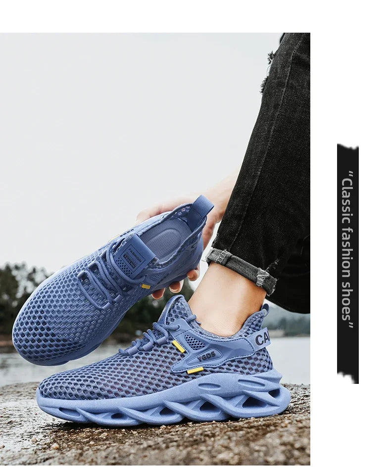 Men’s Mesh Sneakers – Breathable Casual Running Shoes, Lightweight & Stylish