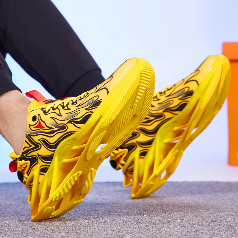 Men’s Breathable Mesh Sneakers – Casual Summer Trainers & Running Shoes