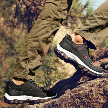 Men’s Lightweight Sports Shoes – Microfiber Sneakers for Running & Walking