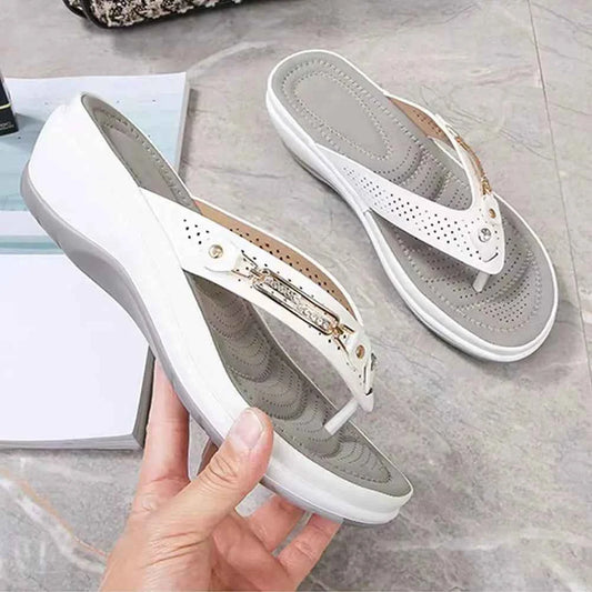Open Toe Summer Slides – Non-Slip Casual Beach Sandals