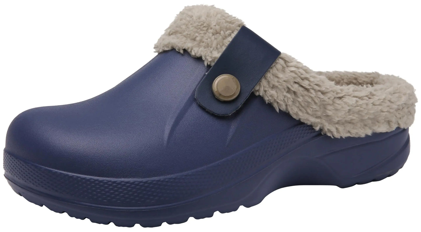 Asgard™ Women’s Waterproof Fur Slippers – Warm & Non-Slip